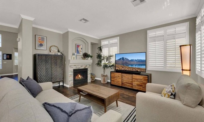 Green Valley North House | Bright 5BR Las Vegas Retreat with Private Pool & Spa
