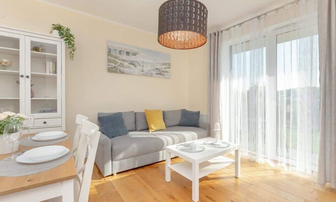 Gdansk Apartment | Bright Family-Friendly Apartment with Garden & Kitchen