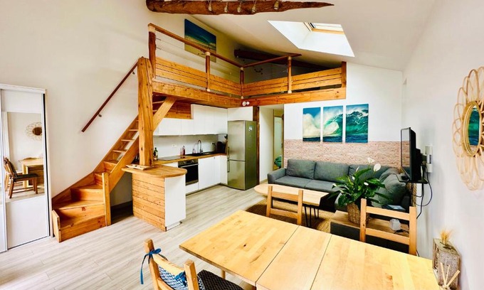 Tosse House | Sunny Duplex with Private Terrace & Family-Friendly Amenities