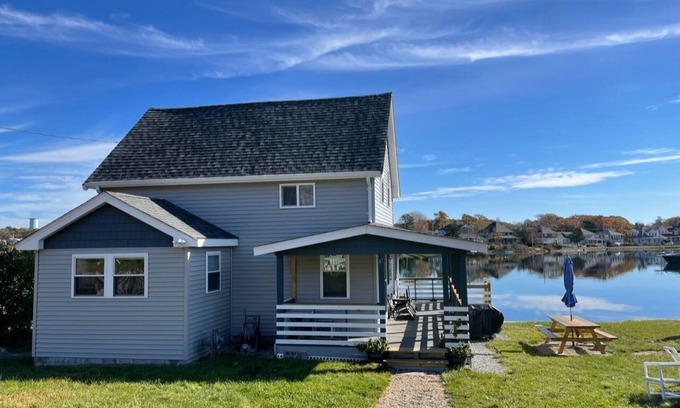 Onset Cottage | Waterfront Cottage with Pool, Steps from Downtown and Beaches