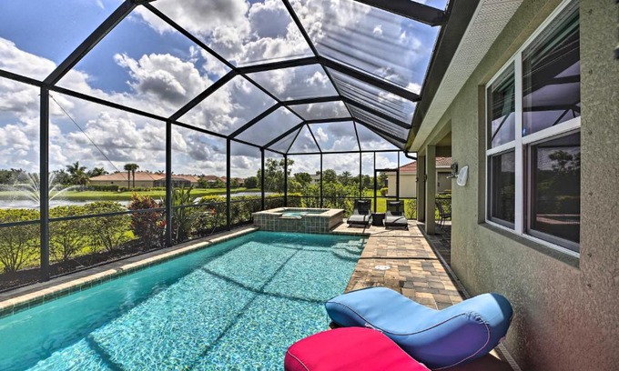 Fort Myers House | Sunny Ft Myers Retreat with Pool, Spa, and Family Amenities