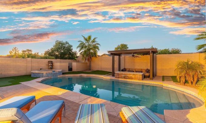 Castlegate House | Relaxing San Tan Valley Retreat with Private Pool Oasis