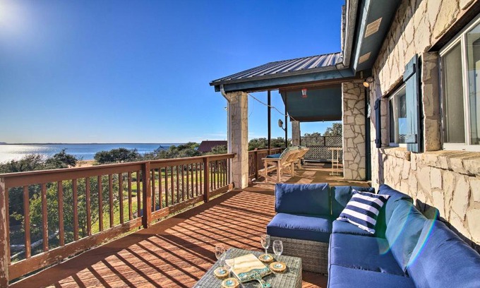 Burnet House | Relaxing Lakefront Retreat with Private Beach Access
