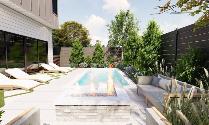 Edgehill House | Sunny Modern Oasis: Private Heated Pool & Ocean Views