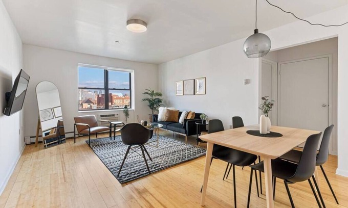 East Harlem Apartment | Bright Open View 1BR with Elevator Near Central Park