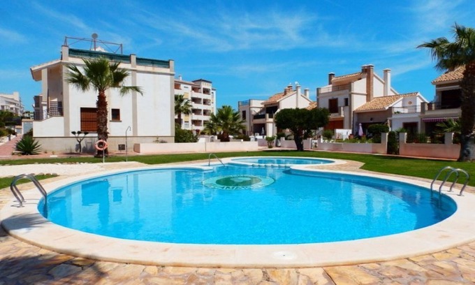 Orihuela Costa Apartment | Bright Two Bedroom Apartment with Pool and Ocean View