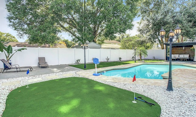 Greater Northdale House | Sunny Retreat: Pool, Mini Golf & Perfect for Families