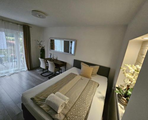 Duerrwangen Apartment | Bright and Inviting Room with Hot Tub – Guest Rated 10/10