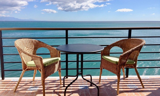 Carihuela Apartment | Unforgettable Oceanfront Stay at Sunny View Castillo Santa Clara