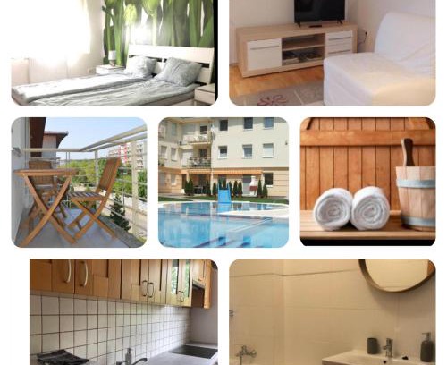Hajduszoboszlo Apartment | Inviting Sunrise 3 Apartment with Pool and Hot Tub Access