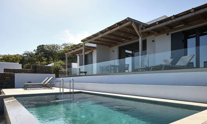 Ioulida House | Sunrise - Absolute sea views and pool