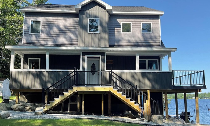 Orono House | Sunset Blaze - One of the Best Lake Houses in Maine
