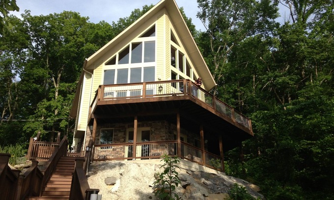 Cadiz House | Premier Lakefront Retreat at Sunset Cove with Private Dock