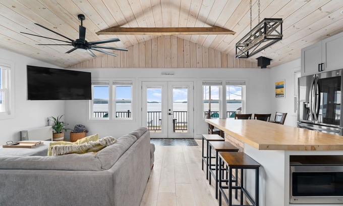 Colchester House | Seaside Retreat: Private Beach & Hot Tub Awaits You