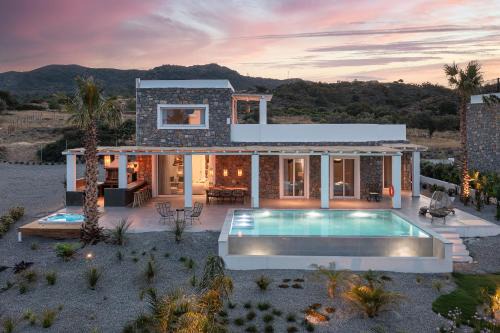 Gennadi Villa | Oceanfront Sunset Hill Villa Rhodes with Incredible Reviews