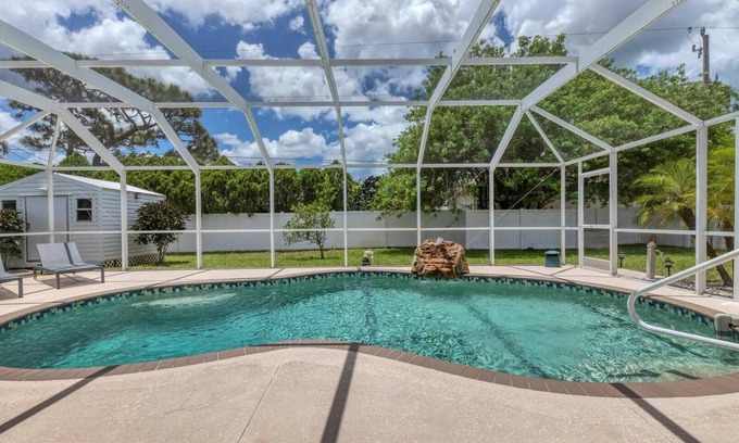 Englewood East House | Relaxing Sunset Oasis: Dog-Friendly Private Pool Home