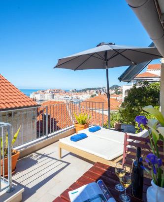 Municipality of Dubrovnik Apartment | Unforgettable Views of Dubrovnik's Old Town at Sunset