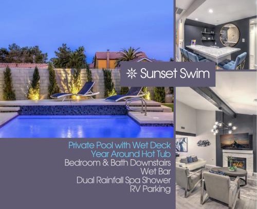 Green Valley North House | Relaxing Retreat with Pool, Jacuzzi & BBQ Near the Strip