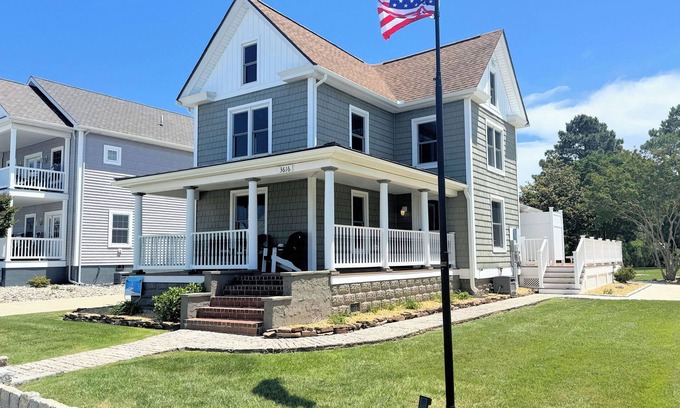 Chincoteague House | Unforgettable Sunset View: 4BR Waterfront Retreat