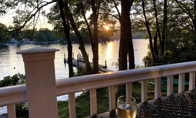 Sutton House | Prime Sunset View Lake Front Home with Oceanfront Access