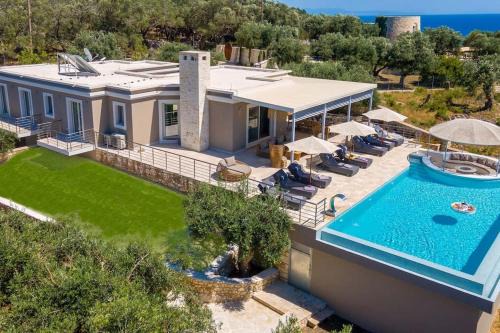 Mpogdanatika Villa | Serene Sunset Villa with Oceanfront Views and Pool