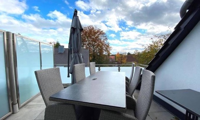 Borken Apartment | Discover "Sunshine" - New Build with Pool & Breakfast