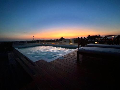 Isla Holbox Apartment | Discover Sunsteps Leaf Room with Oceanfront Views