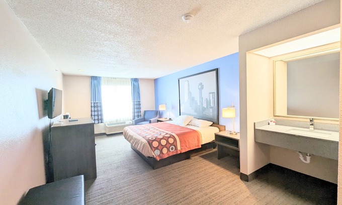 Garland Hotel | Budget-Friendly Super 8 by Wyndham in East Dallas Area
