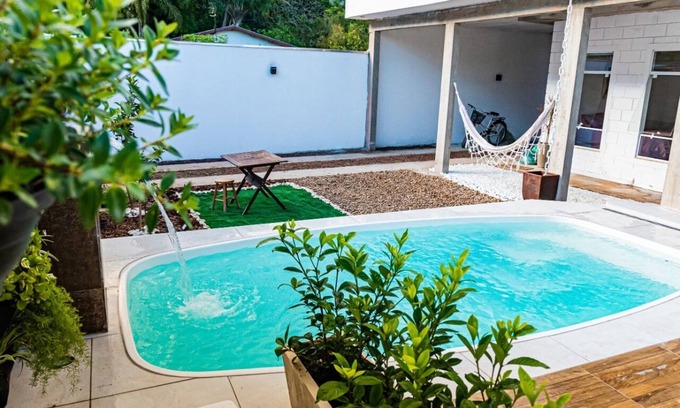 Caraguatatuba House | Inviting New House with Pool, Barbecue & Ocean View