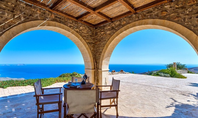 Vizari Villa | Unforgettable Keramos Villa with Private Pool & Ocean Views