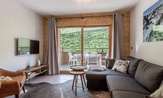 Les Avanchers-Valmorel Apartment | Superb 2-bedroom apartment with parking, wifi, close to slopes and shops