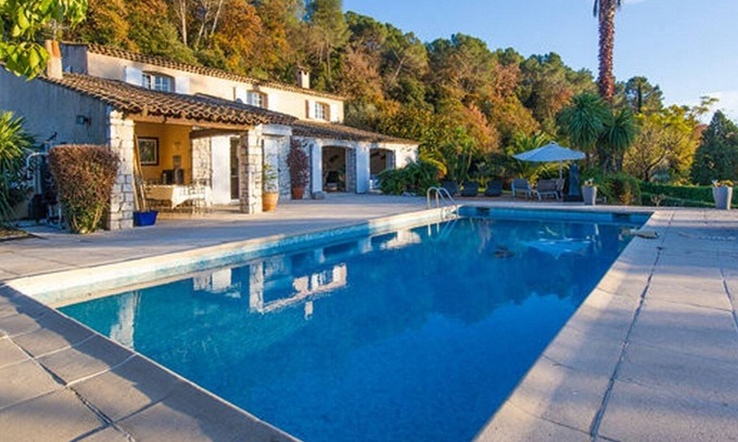 Saint-Paul-de-Vence Villa | Elegant 3-Bedroom Villa with Ocean View & Private Pool