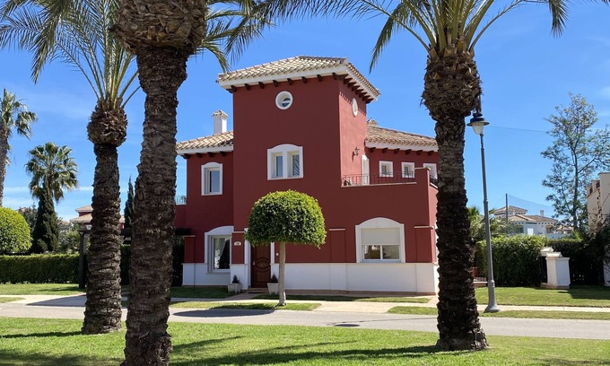 Torre-Pacheco Villa | Exquisite 5-Bedroom Villa with Pool & Golf Course Views
