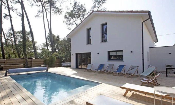 Labenne-Ocean Villa | Elegant 5-Star Villa with Heated Pool and Family Amenities