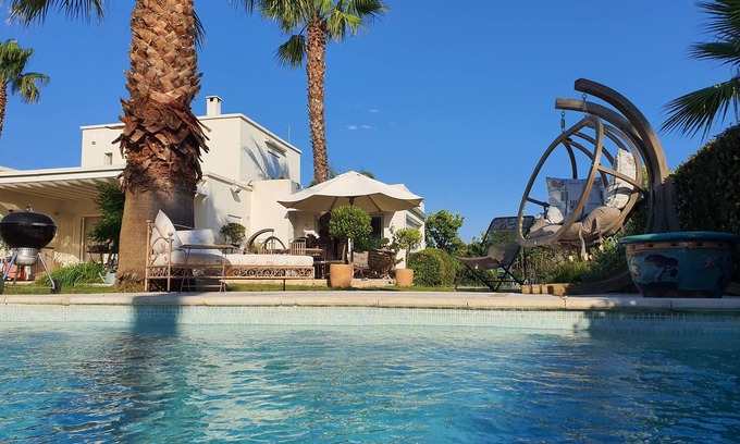 Lattes Villa | Elegant Andalusian Villa with Heated Pool & Ocean Views