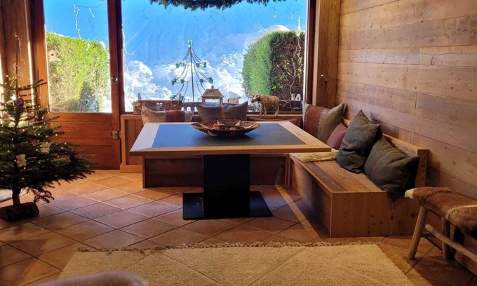 Megeve Apartment | Cozy Ski-In/Ski-Out Apartment with Fireplace and Garden