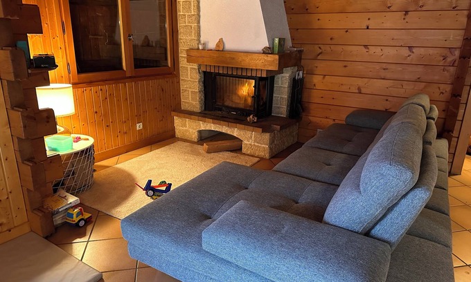 Mieussy Ski Chalet | Superb chalet with fireplace and breathtaking view of the hamlet