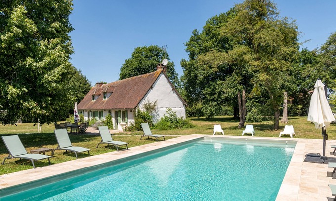 Tillieres-sur-Avre House | Superb farmhouse (4 beds) - Large heated swimming