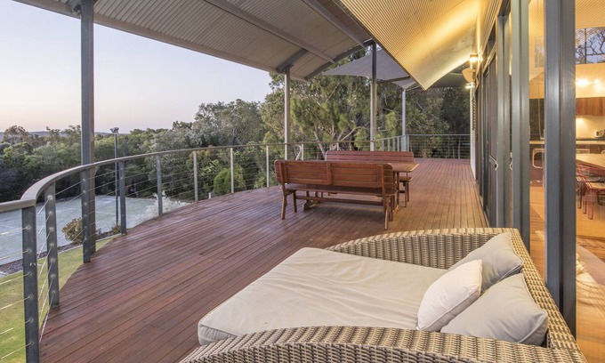 Yallingup House | Secluded Hilltop Retreat with Ocean Views and Pool Access