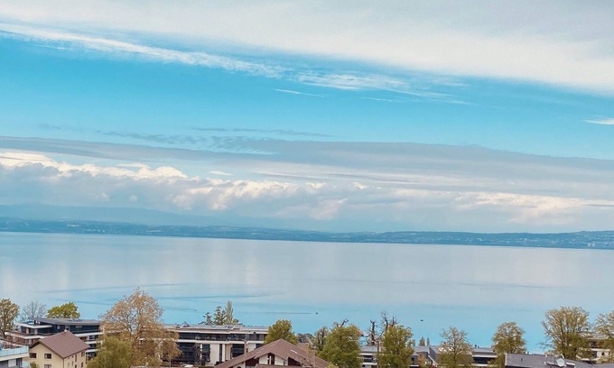 Evian-les-Bains Apartment | Picturesque Lake View Apartment with Parking & Great Amenities