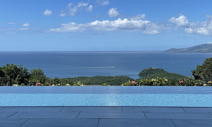 Trois-Ilets House | Stunning Villa with Breathtaking Sea Views & Pool Access