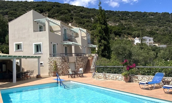 Agia Efimia Villa | Superb Villa Agia Efimia, No car rental necessary, Private pool, Outside kitchen