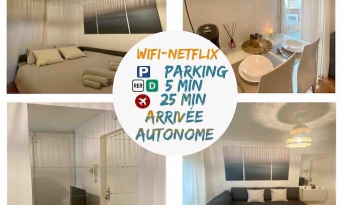 Corbeil-Essonnes Apartment | Cozy Apartment Retreat with Parking & Pet-Friendly Vibes