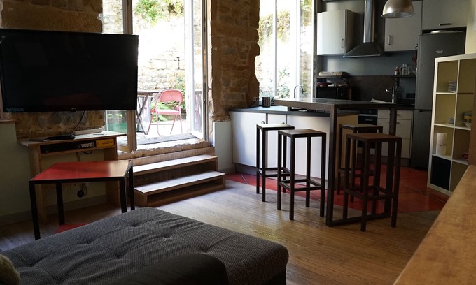 Chartreux - Saint Vincent Apartment | Idyllic Canut à la Croix-Rousse: Pet-Friendly Retreat