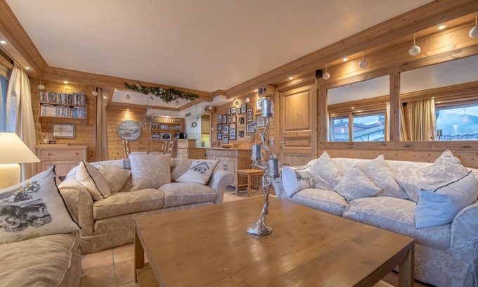 La Perriere House | Elegant Chalet in Courchevel la Tania with Spa & Hot Tub