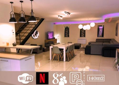 Montlucon Apartment | Modern Loft in Montluçon - Guest Rated 9.4, Pet Friendly