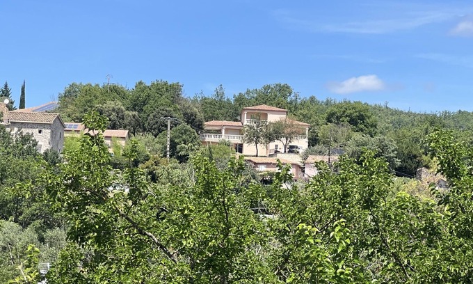 Molieres-sur-Ceze Villa | Idyllic Villa Overlooking the Cèze Valley with Pool & Pets