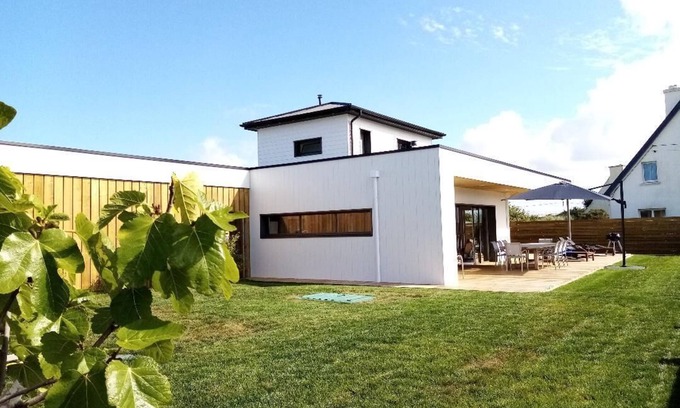 Penmarch Villa | Brand New Villa with Hot Tub, Pool & Oceanfront Views