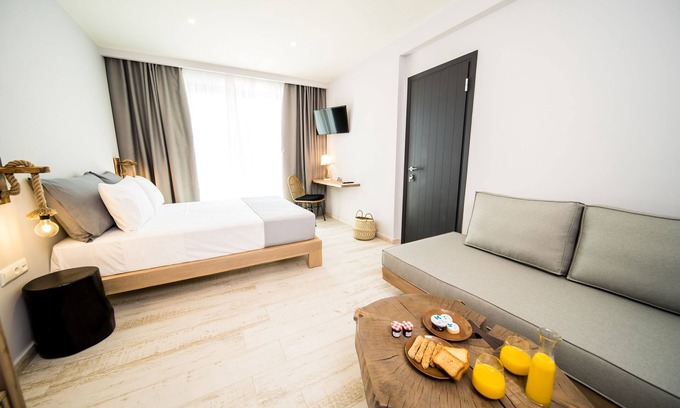 Neos Marmaras Apartment | Seaview Two-Bedroom Suite at KaliThea Suites for Families