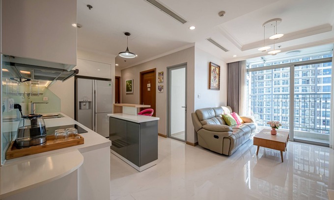 Hang Xanh Apartment | Immaculate 2-Bedroom Apartment with City View & Kitchen